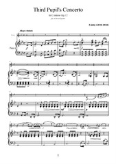 Third Pupil's Concerto (G minor)