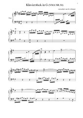 Klavierstück in G und Konzertsatz in G